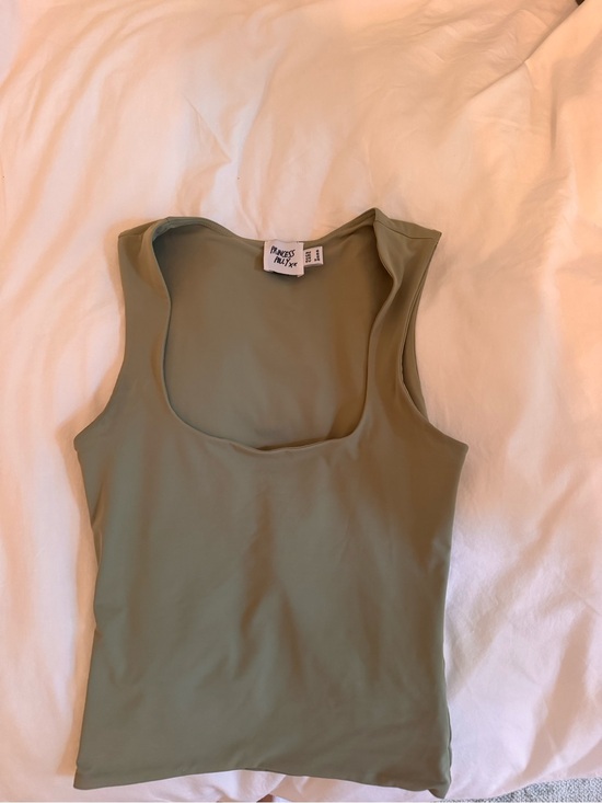 Princess Polly Tops - Green Basic Tank